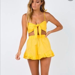 Princess Polly Our Graceful Blessings Set Yellow